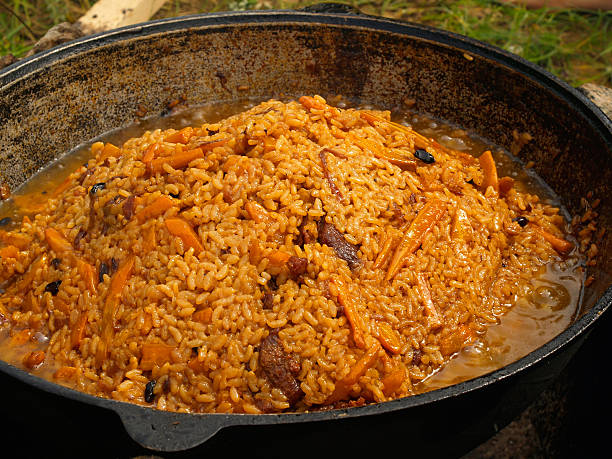 istock outdoor picnic pilau on the fire 89907547