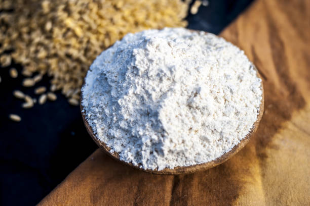 istock Triticum,wheat flour with seeds in a clay bowl. 899078958
