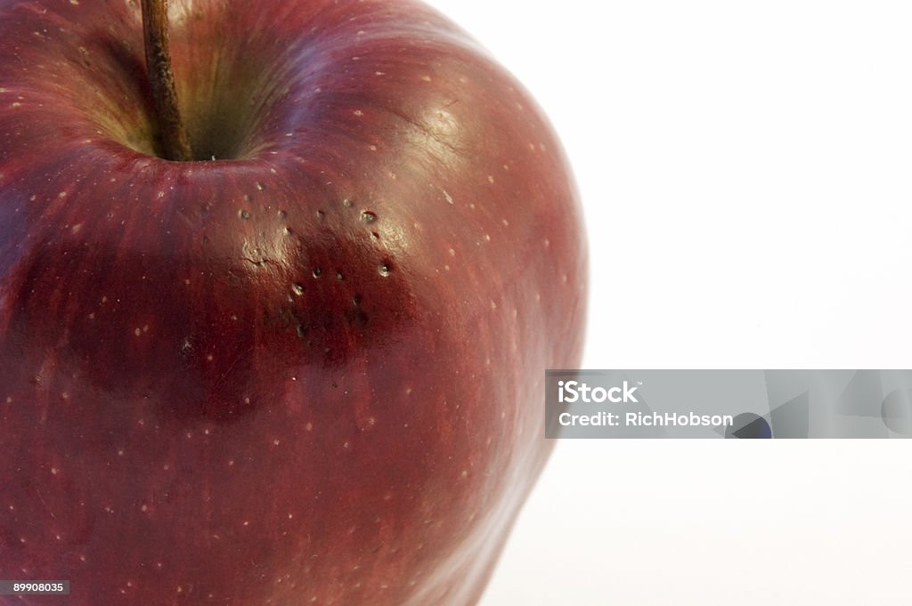 Red Apple Apple close up Apple - Fruit Stock Photo