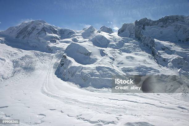 Photo libre de droit de Glacier Alpins banque d'images et plus d'images libres de droit de Alpes européennes - Alpes européennes, Alpes suisses, Blanc