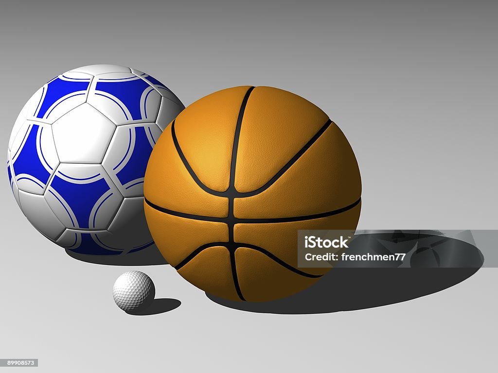Sportowe piłki - Zbiór zdjęć royalty-free (Abstrakcja)