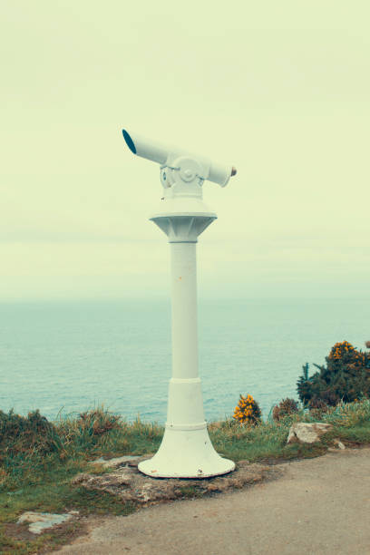 istock Seaside tower viewer looking out to sea 899091546