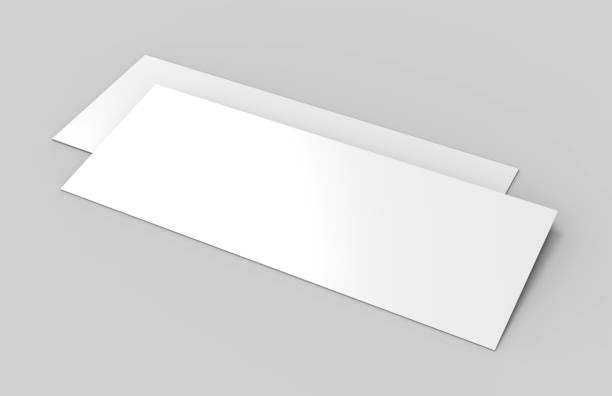 istock Blank White Mock up template gift voucher card on the grey background. For graphic design or presentation, 3D rendering illustration 899095728