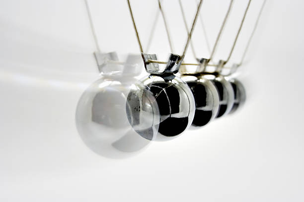 Newton's pendulum  perpetual motion stock pictures, royalty-free photos & images