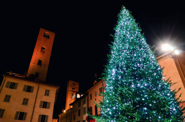istock Piazza Risorgimento, main square of Alba (Piedmont, Italy) at christmas 899099588