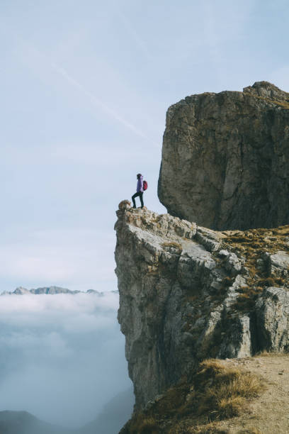 istock Woman  standing on Seceda mountain in Dolomites 899107230