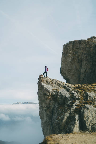 istock Woman  standing on Seceda mountain in Dolomites 899107554