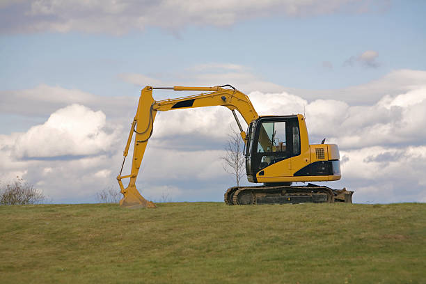 Excavator stock photo