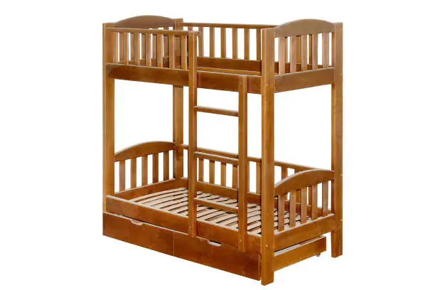 Wooden furniture bunk bed