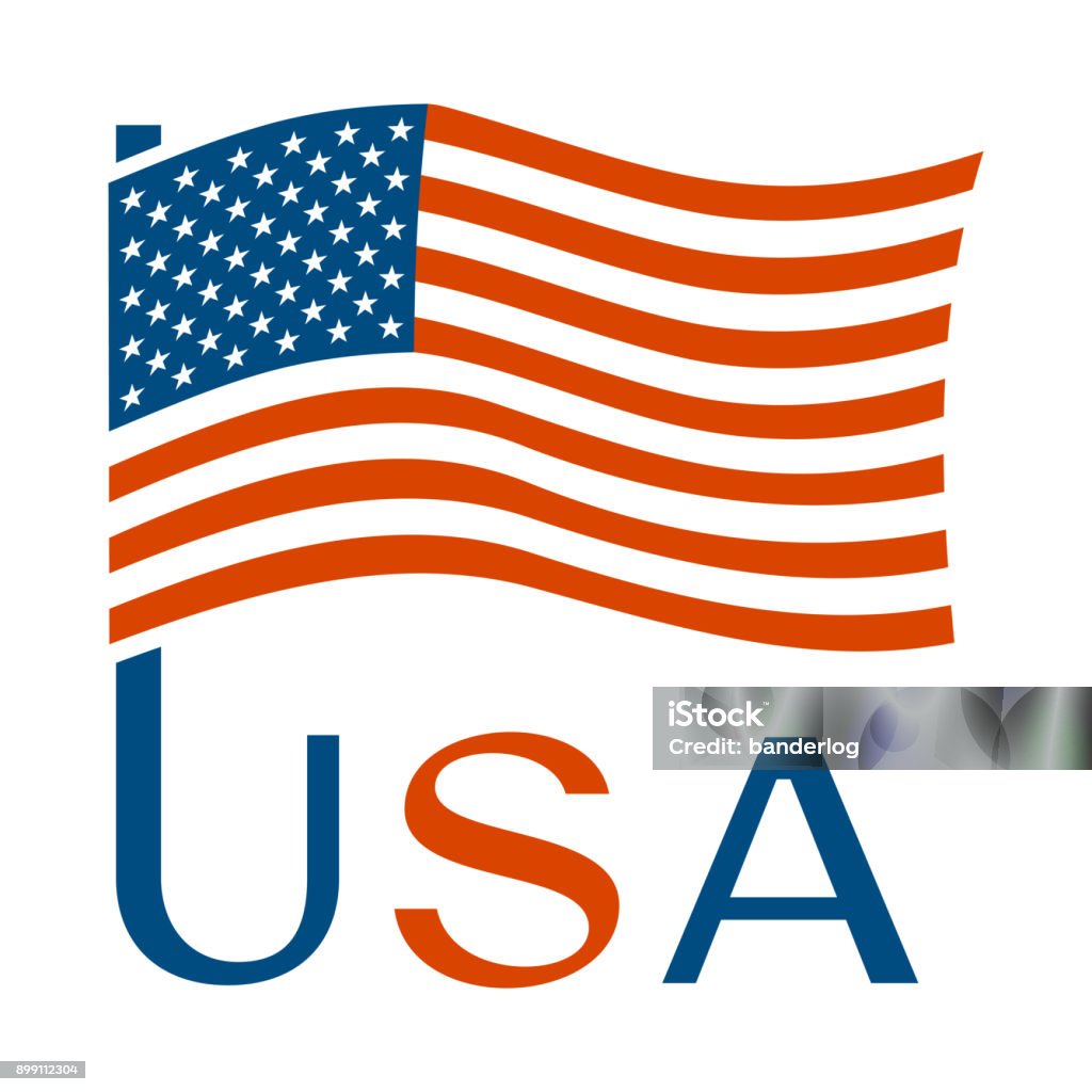 Usa Vector Graphics Usa Vector Flag Stock Illustration - Download Image Now - American Flag ...