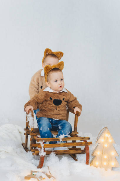 istock beautiful family in white studio 899112372
