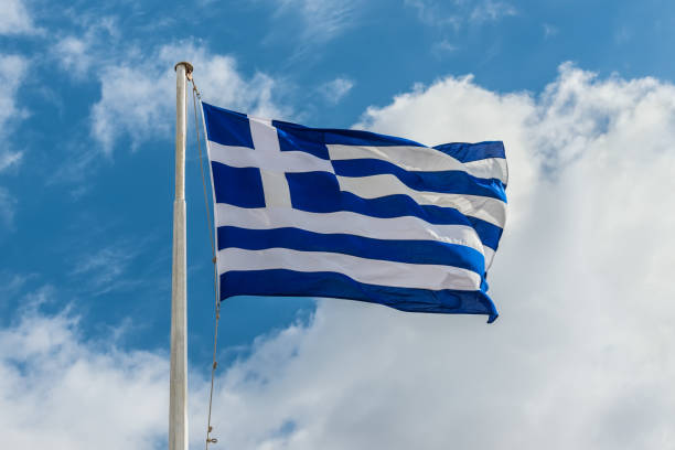 istock National flag of Greece 899112578