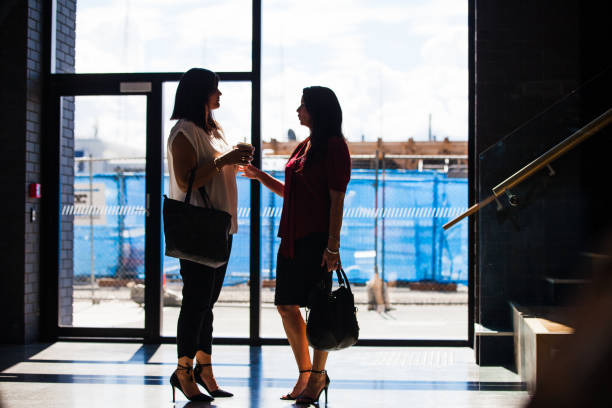 istock Casual meeting between two business womens. 899113958