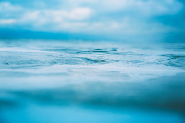 istock Water texture in ocean. Waves and foam in sea 899114152