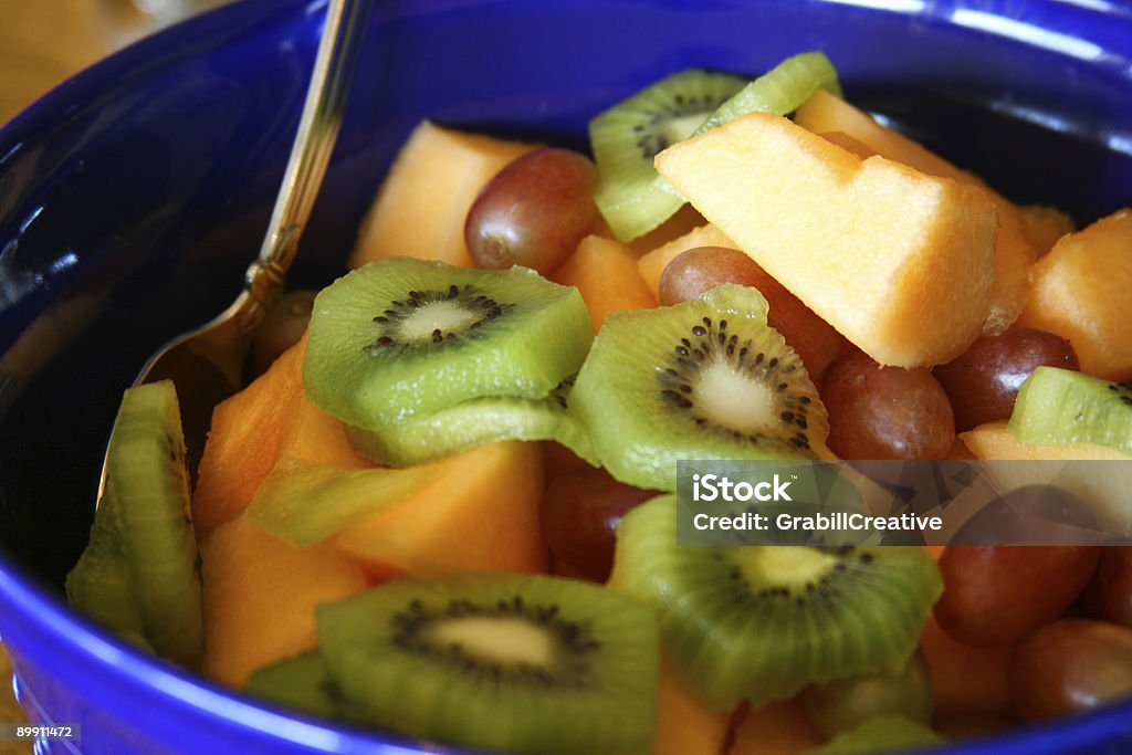 Salada de frutas - Foto de stock de Azul royalty-free