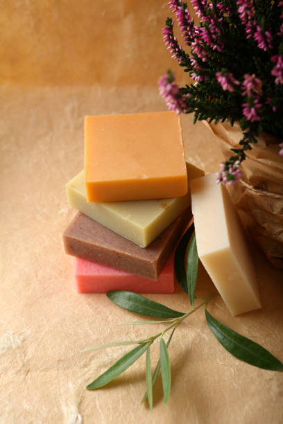 istock Stack of organic soaps, healthy lifestyle 899116834