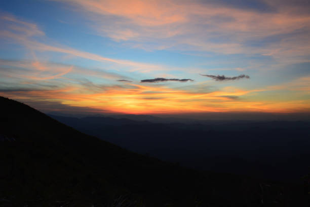 istock Beautiful sunset in mountains. Summer sundown. Wonderful nature background. 899117718