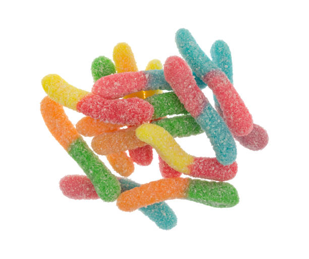 istock Sugar coated colorful gummy worms 899118036