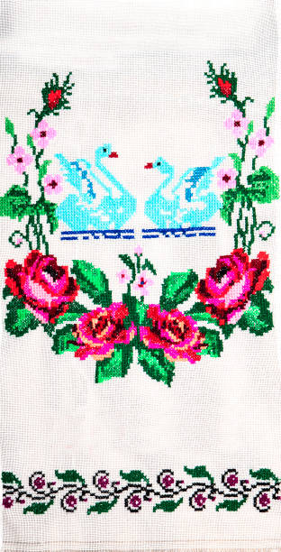 istock Ukrainian folk embroidery, handmade 899121100