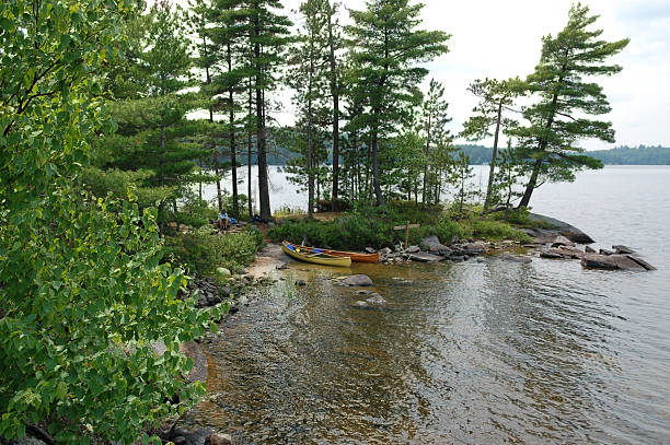 istock Canoe-camping in the Canadian wilderness 89912258
