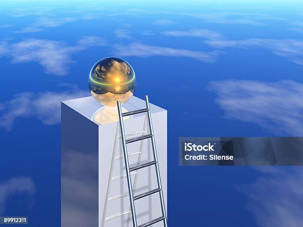 Ladder To Success Stock Photo - Download Image Now - Abstract, Achievement, Aspirations