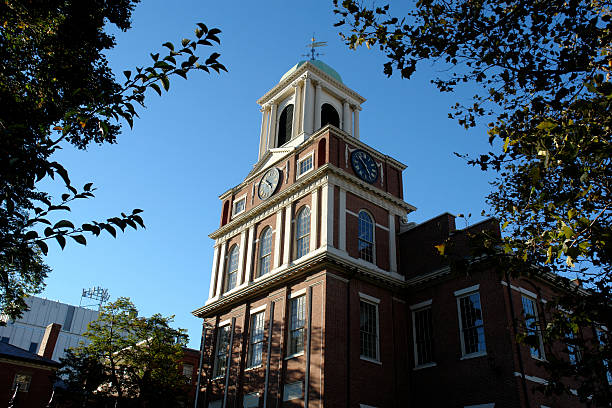 istock Red brick church in Boston Massachusetts 89912602