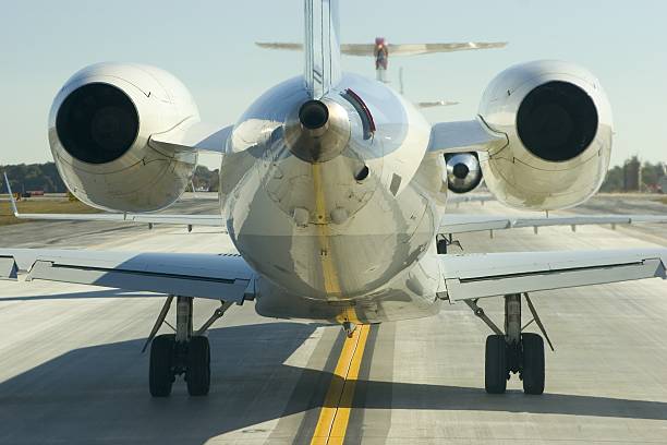 istock Rear View of Jet 89912709