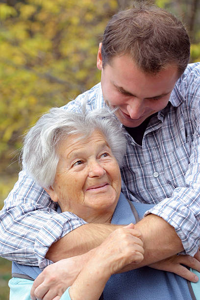 istock Elderly woman and her grandson 89912803