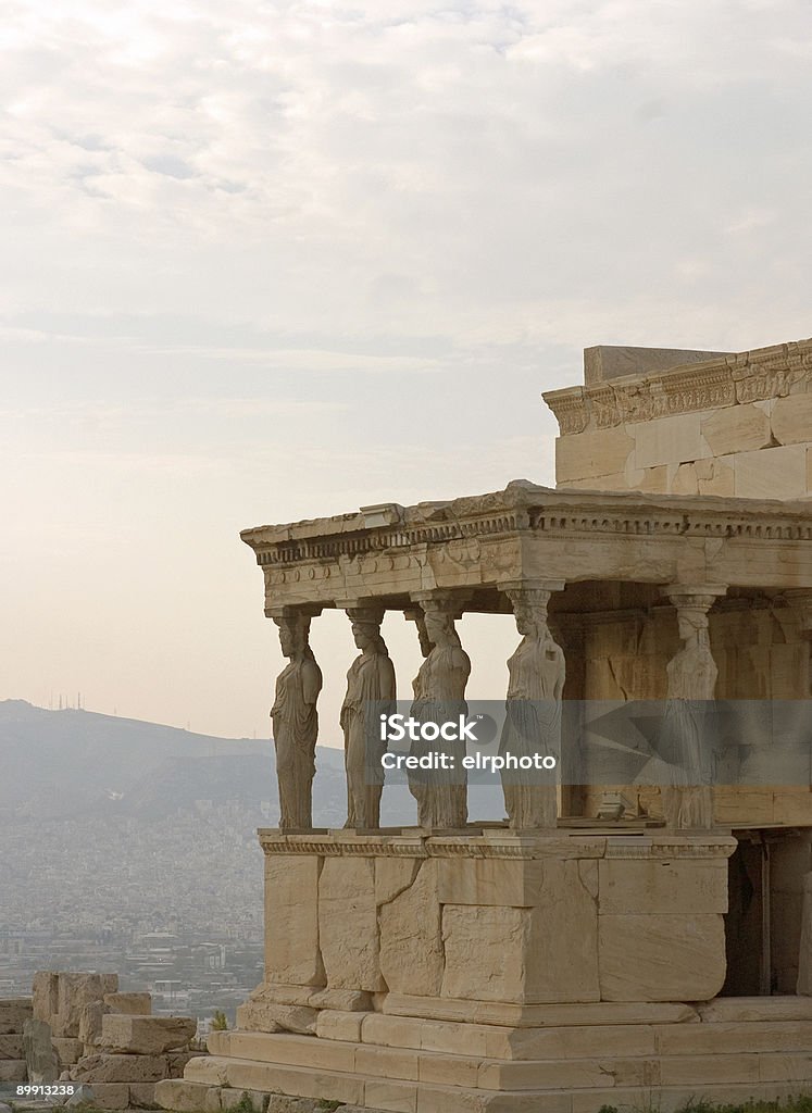 Caryatids - Lizenzfrei Akropolis - Athen Stock-Foto