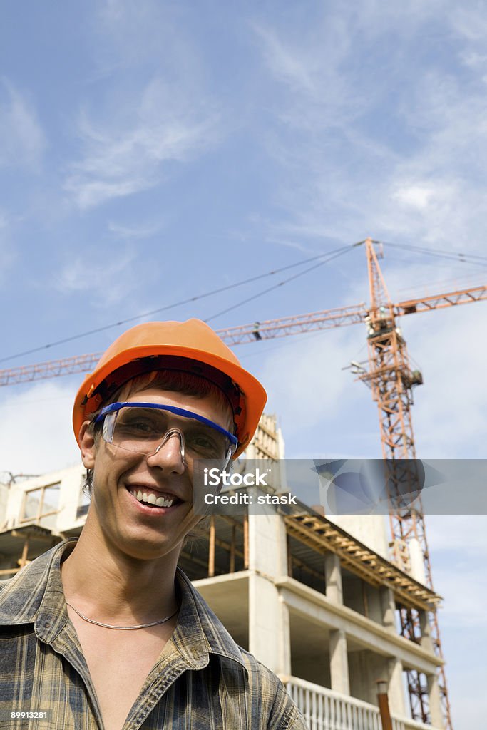 young builder - Royalty-free Alleen volwassenen Stockfoto