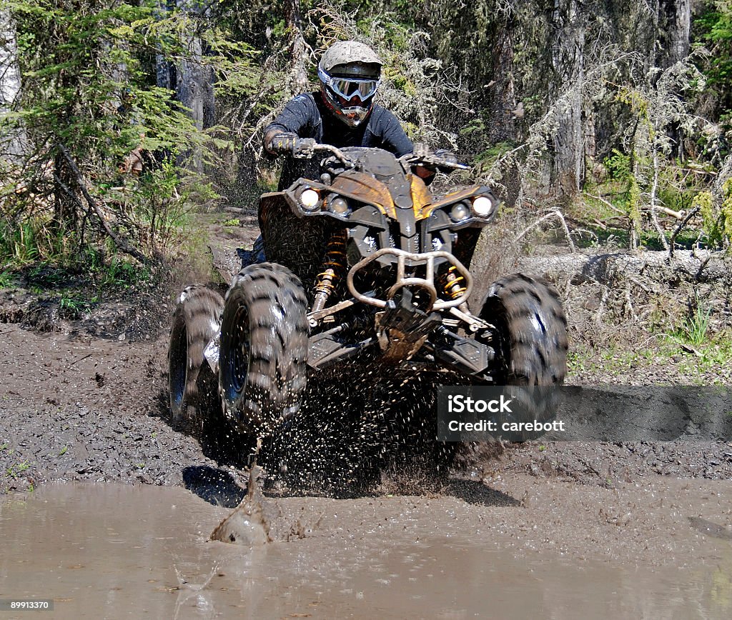 En el barro - Foto de stock de Moto todo terreno libre de derechos