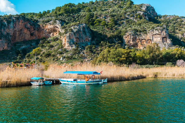 Iztuzu beach from Dalyan. Mugla / Turkey.