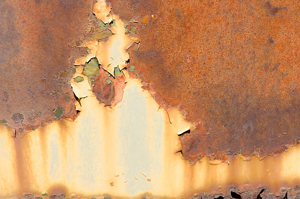 Rusty Panel stock photo