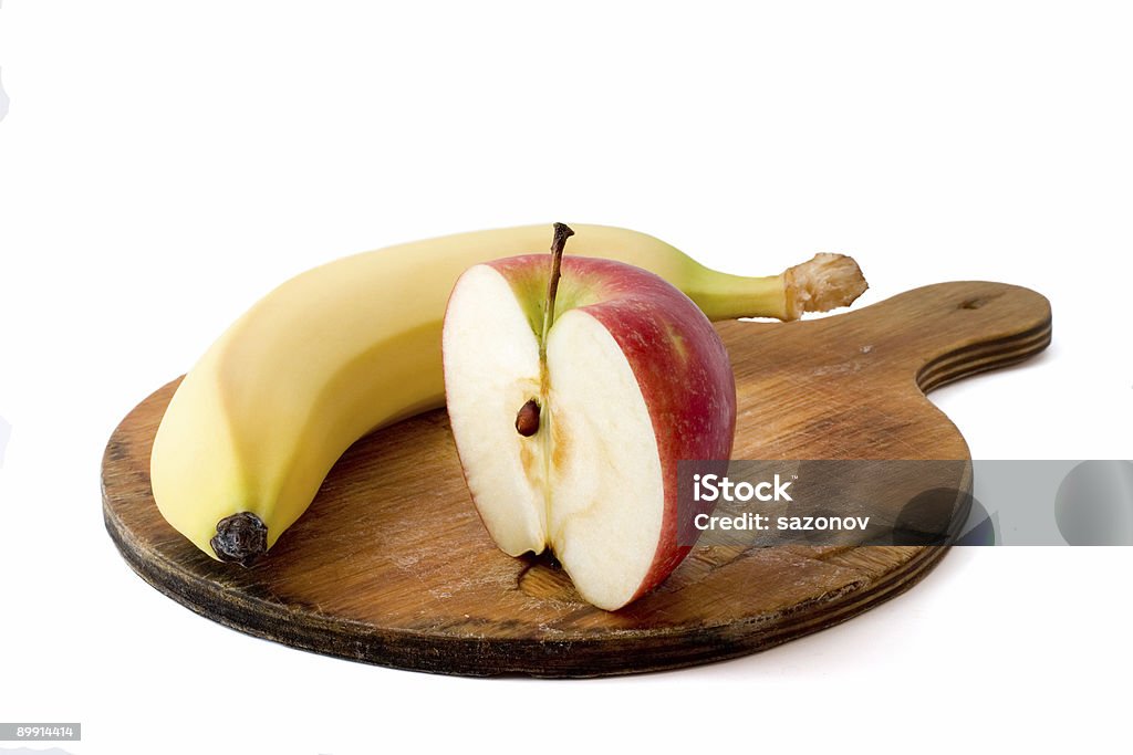 apple とバナナ - しずくのロイヤリティフリーストックフォト