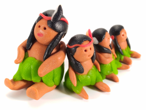 Indian Family made of clay