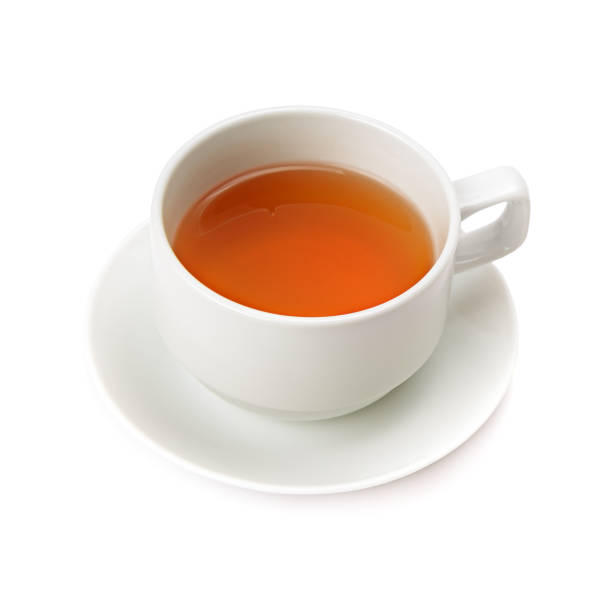 istock Porcelain tea cup and saucer isolated on white background. 899145108