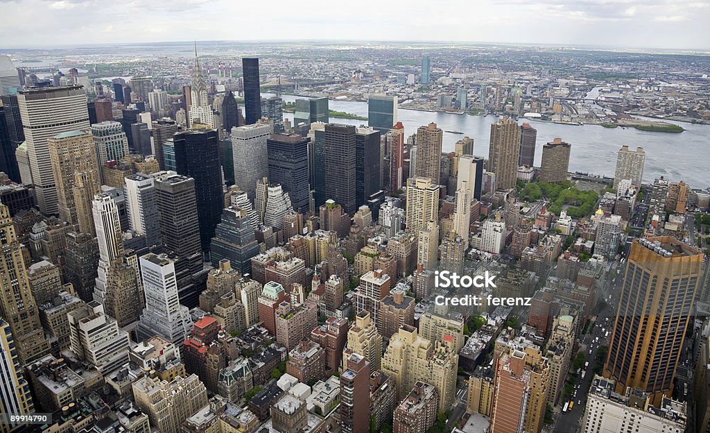 Vue nord-est de Manhattan - Photo de Affaires libre de droits