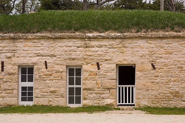 Old Stone House stock photo