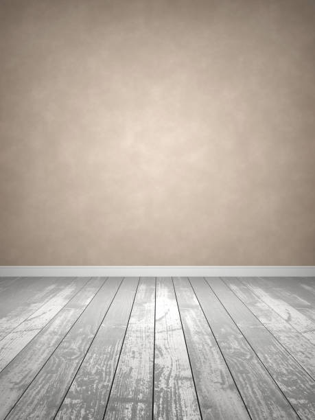 istock Empty room with old wood floor 899153188