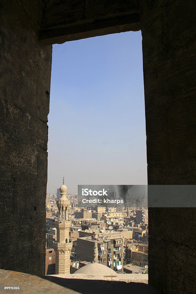 Ver no Cairo, do Minarete - Royalty-free Antena Parabólica Foto de stock