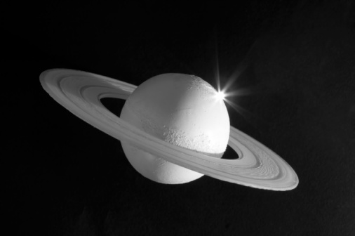 3d model of planet Saturn