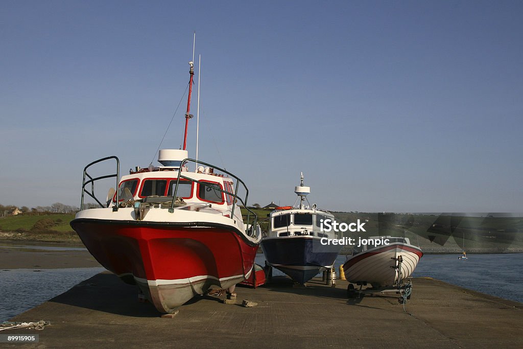 Três Barcos - Royalty-free Atracado Foto de stock