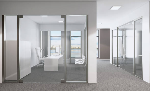 istock Modern office Cabinet. Meeting room. 3D rendering. 899160566