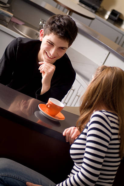 istock Finding love over a cup of joe. 89916227