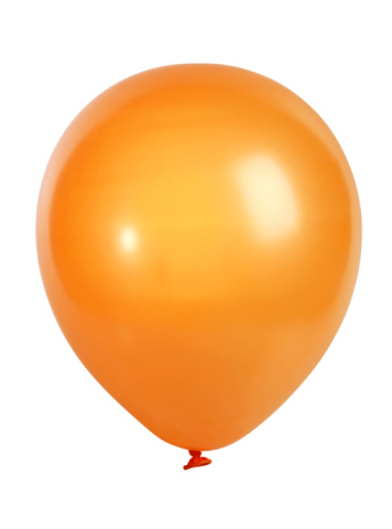A Ballon isolated on a white background. Copy space.