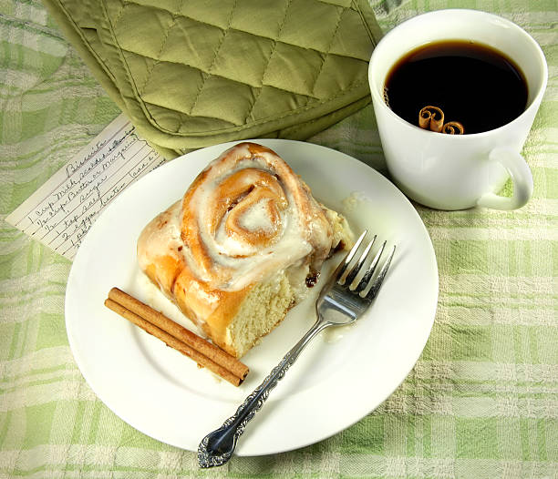 Cinnamon Roll with Coffee