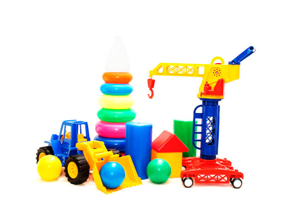 istock brightly colored toys on a white background isolated. 899169988