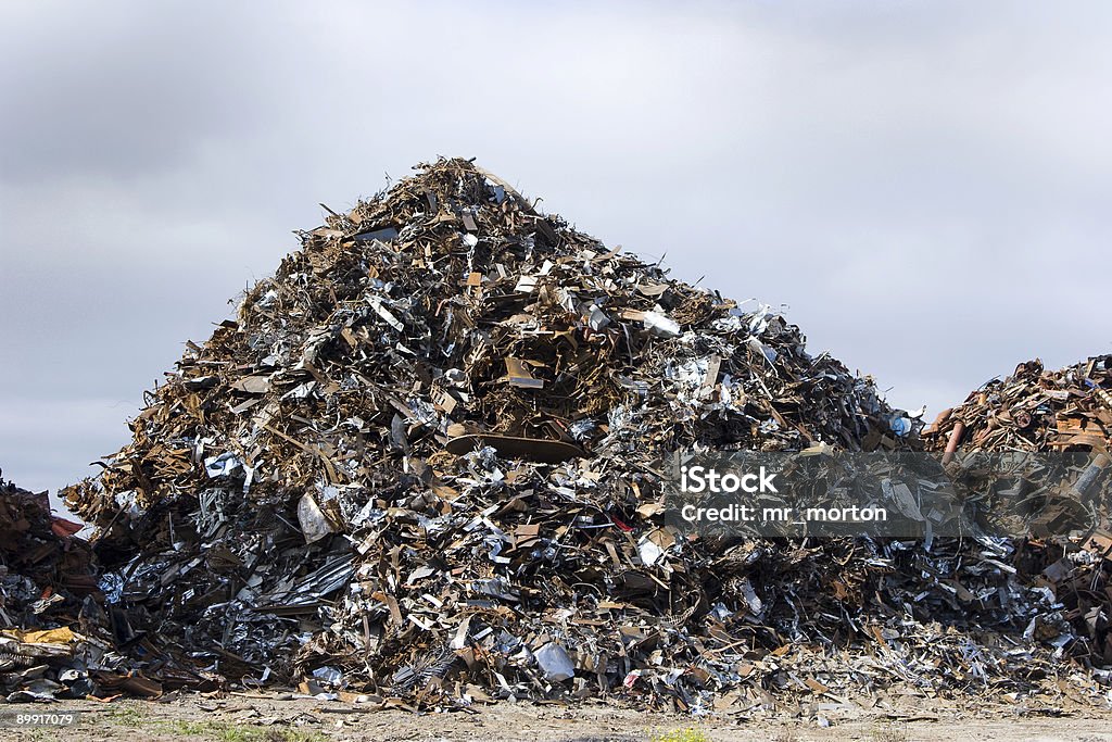 Giant pile of scrap  Color Image Stock Photo