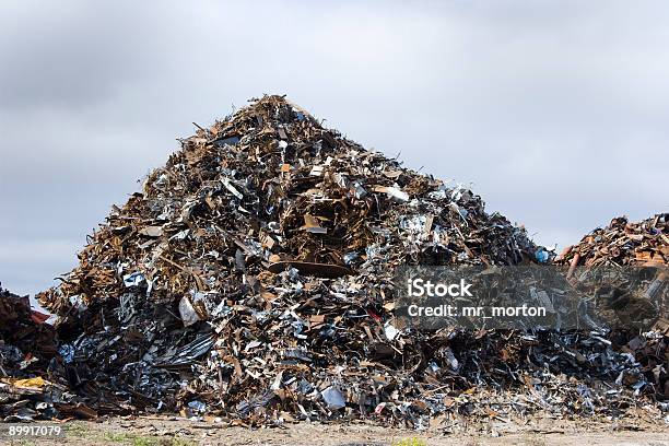 Giant Pile Of Scrap Stock Photo - Download Image Now - Color Image, Environment, Garbage