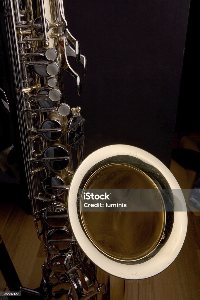 Saxophon - Lizenzfrei Aufnahmestudio Stock-Foto